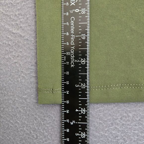 Susan Graver Women XS Green Liquid Knit Pull-on Culotte Pants - Picture 6 of 9